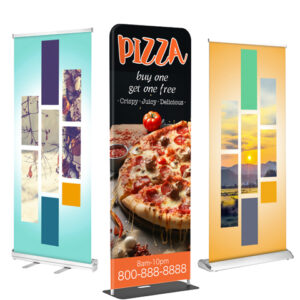 Three Banner Stand for Events