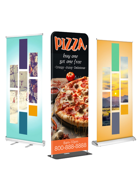 Three Banner Stand for Events